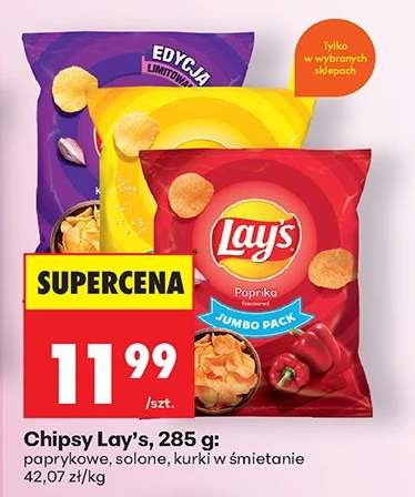 Chipsy Lay's, 285 g