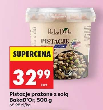 Pistacje prażone z solą BakaD’Or, 500 g