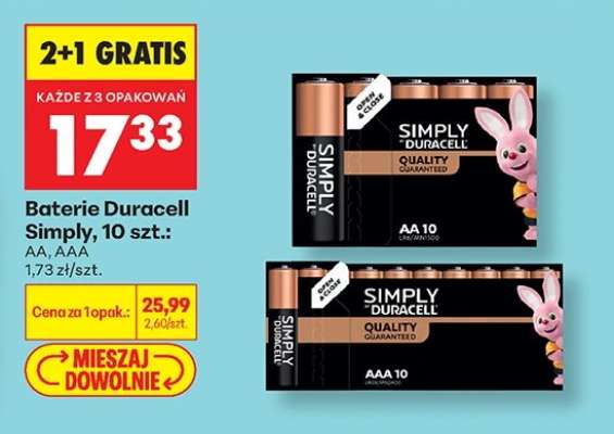 Baterie Duracell Simply, 10 szt.