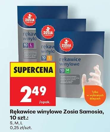 Rękawice winylowe Zosia Samosia , 10 szt
