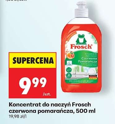 Koncentrat do naczyń Frosch czerwona pomarańcza, 500 ml