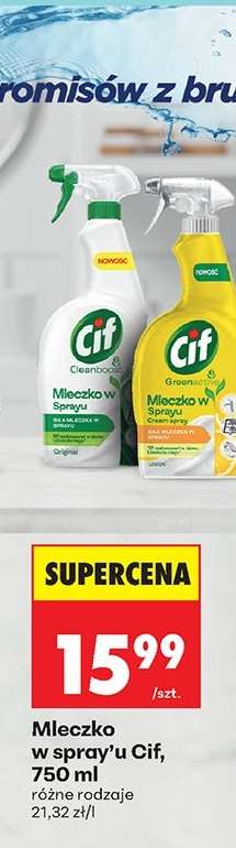 Mleczko w spray’u Cif, 750 ml