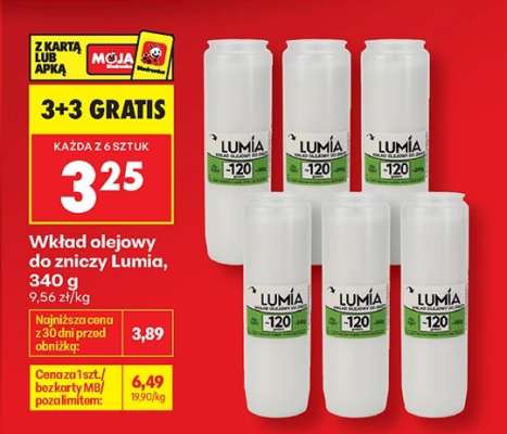 Wkład olejowy do zniczy Lumia , 340 g