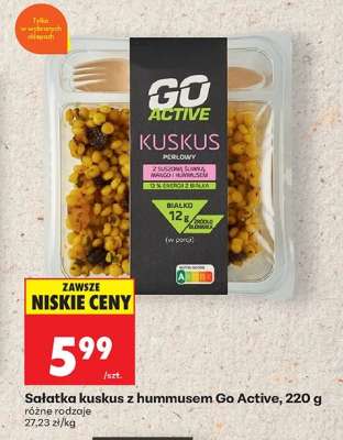 Sałatka kuskus z hummusem Go Active, 220 g
