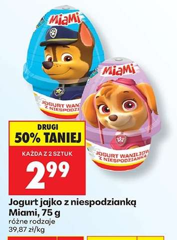 Jogurt jajko z niespodzianką Miami, 75 g