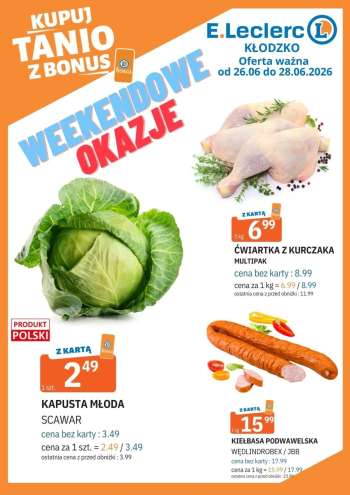 Gazetka E.Leclerc - 26.06.2026 - 28.06.2026.