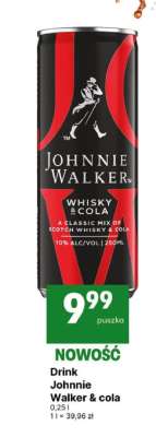Drink Johnnie Walker & cola