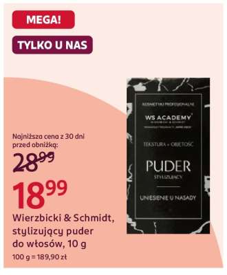 Wierzbicki & Schmidt, stylizujący puder do włosów, 10 g
