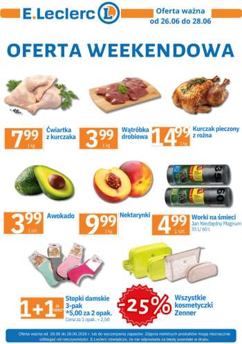 Gazetka E.Leclerc - 26.06.2026 - 28.06.2026.