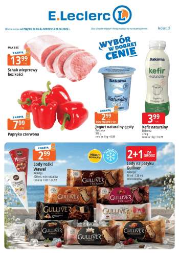 Gazetka E.Leclerc - 26.06.2026 - 28.06.2026.