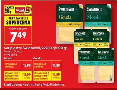 Ser plastry Światowid 2x250 g / 500 g