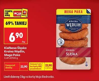 Kiełbasa Śląska Kraina Wędlin, Mega Paka