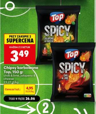 Chipsy karbowane Top, 150 g