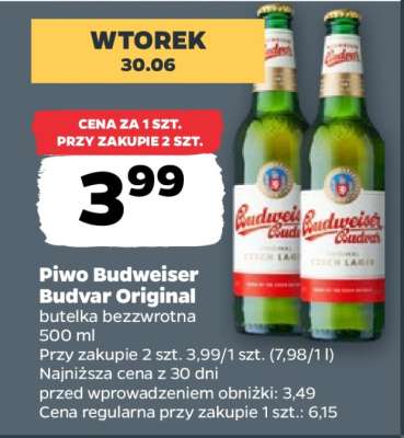 Piwo Budweiser Budvar Original