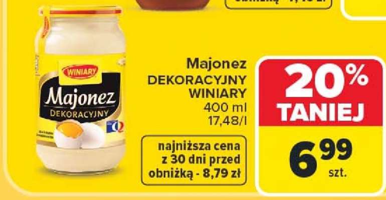 Majonez dekoracyjny WINIARY