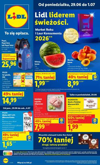 Gazetka Lidl - 29.06.2026 - 1.07.2026.
