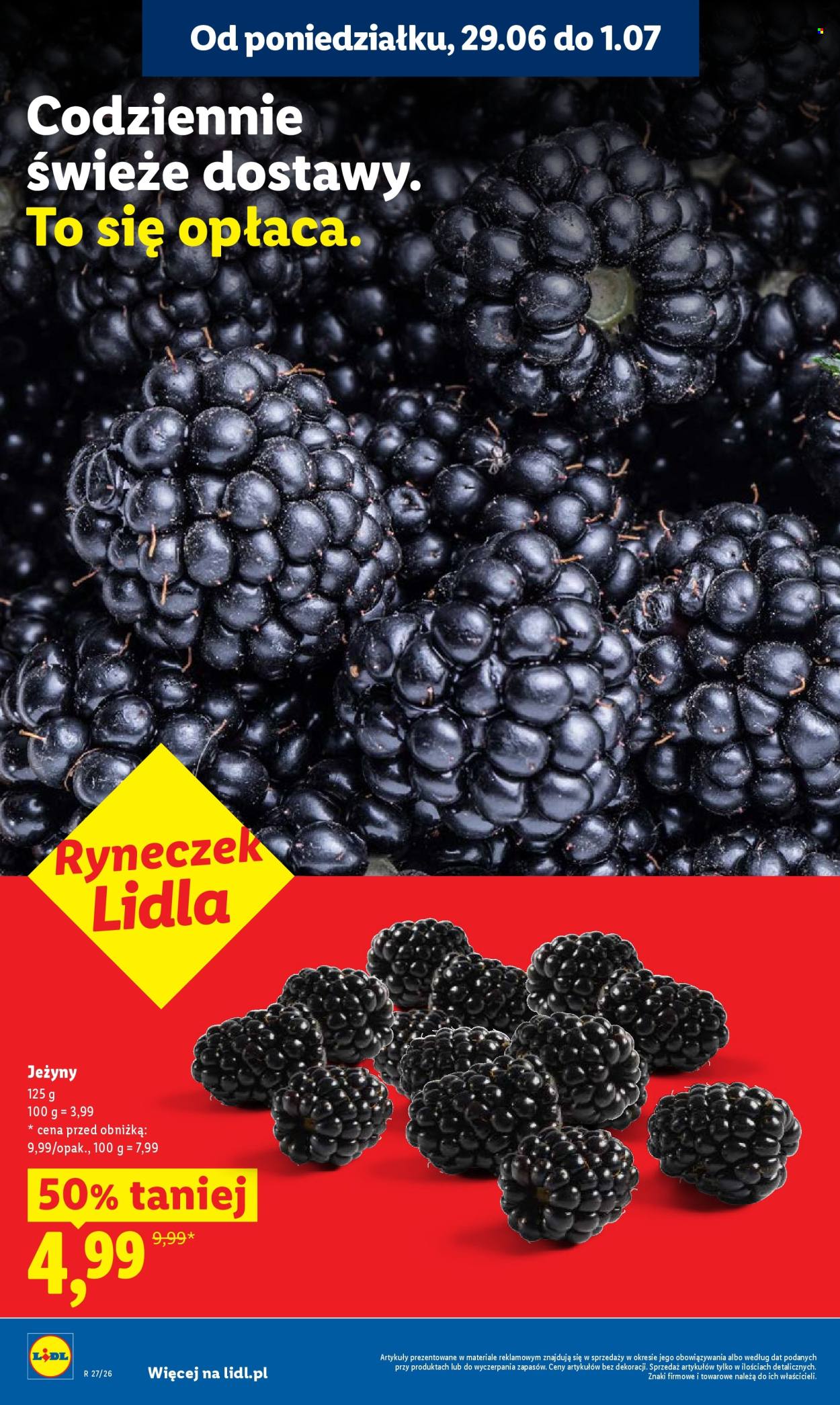 Leták Lidl - 29.6.2026 - 1.7.2026. Strana 8