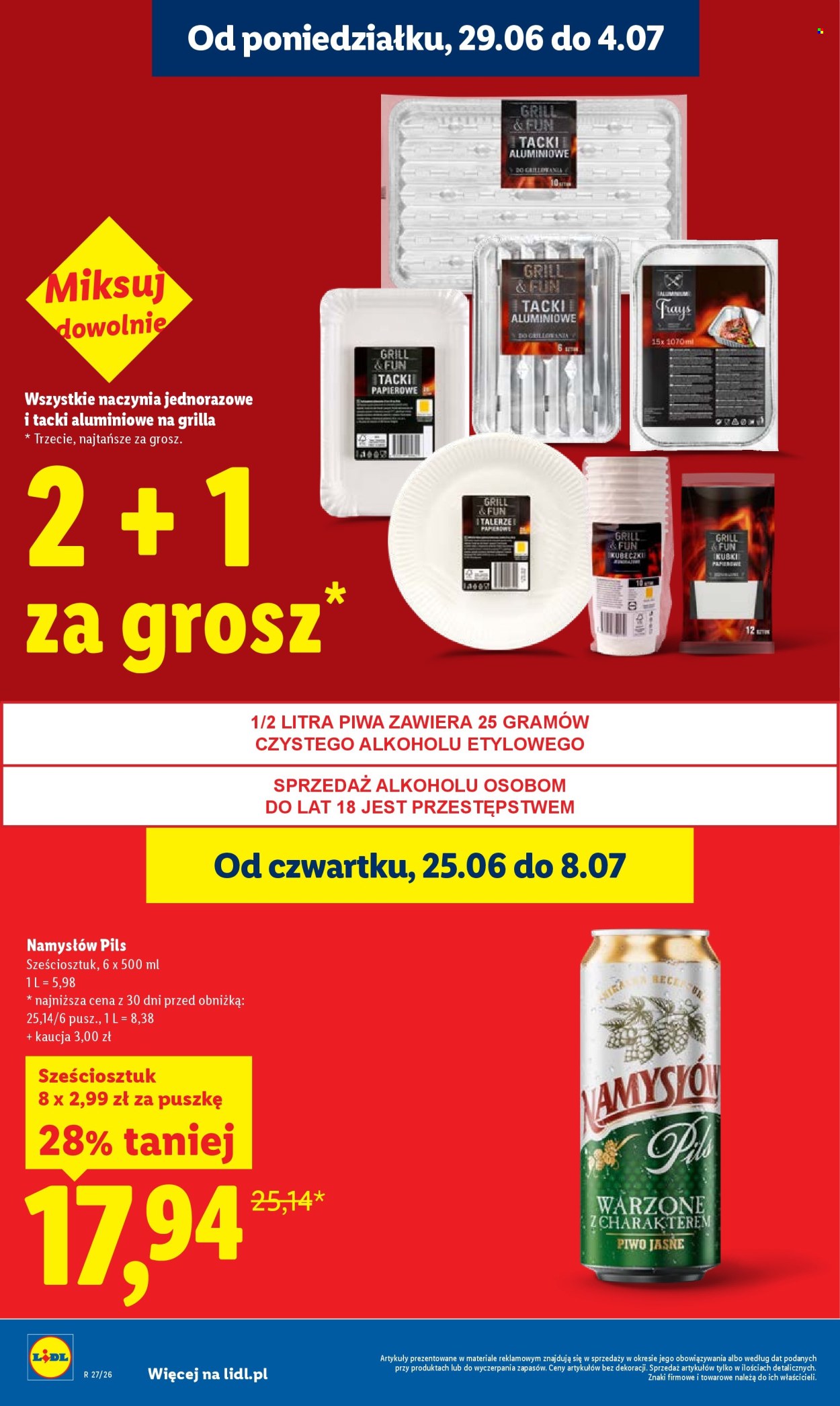 Leták Lidl - 29.6.2026 - 1.7.2026. Strana 16