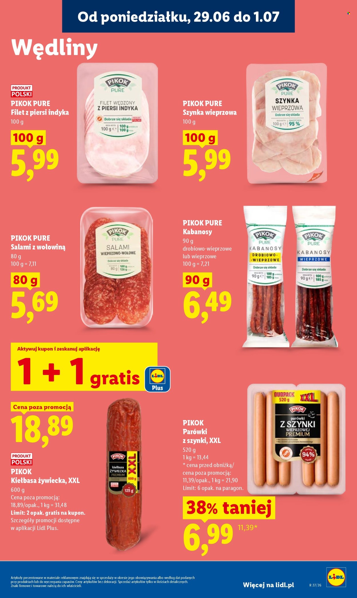Leták Lidl - 29.6.2026 - 1.7.2026. Strana 43