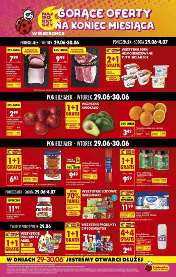 Gazetka Biedronka - 29.06.2026 - 30.06.2026.