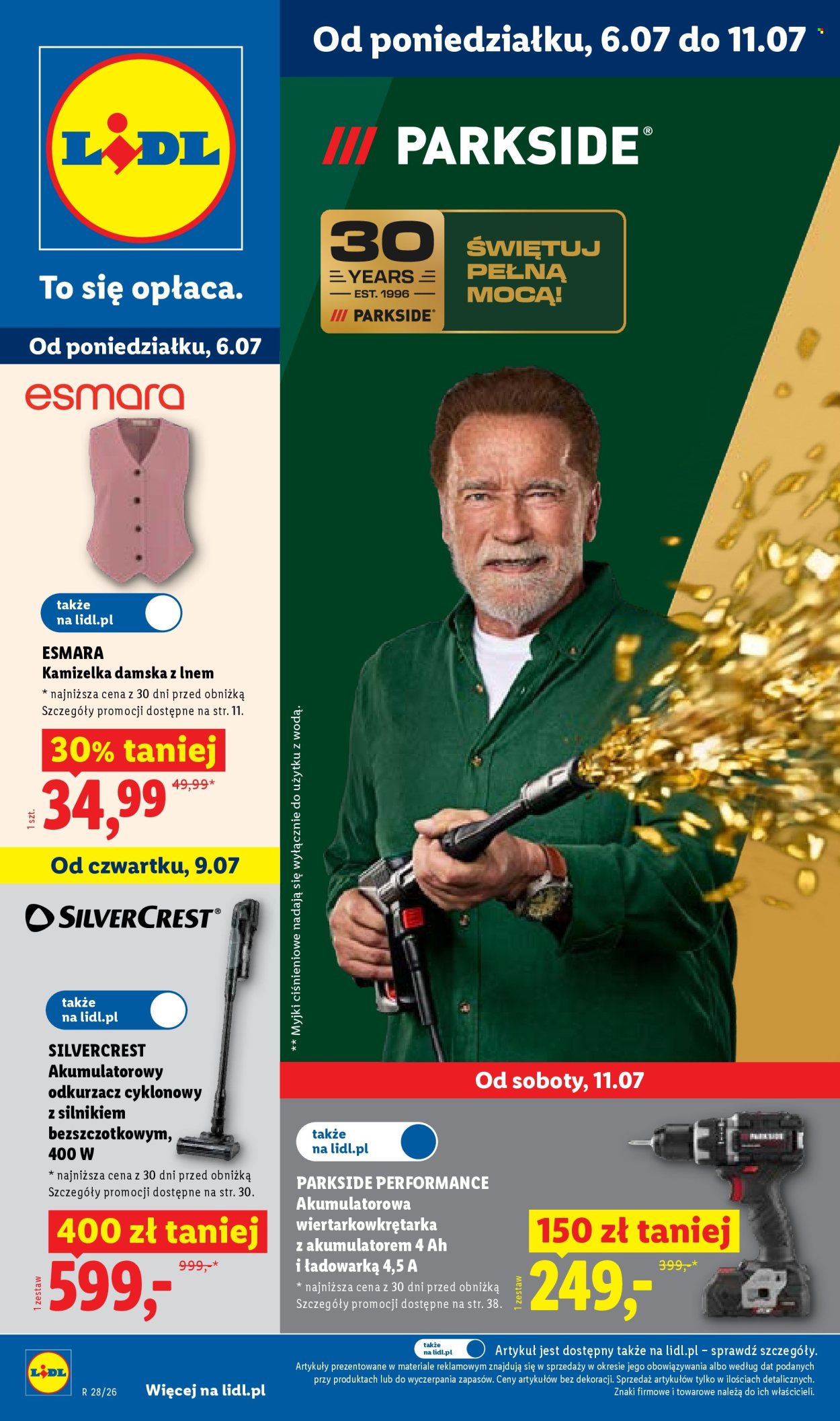 Leták Lidl - 6.7.2026 - 11.7.2026. Strana 1