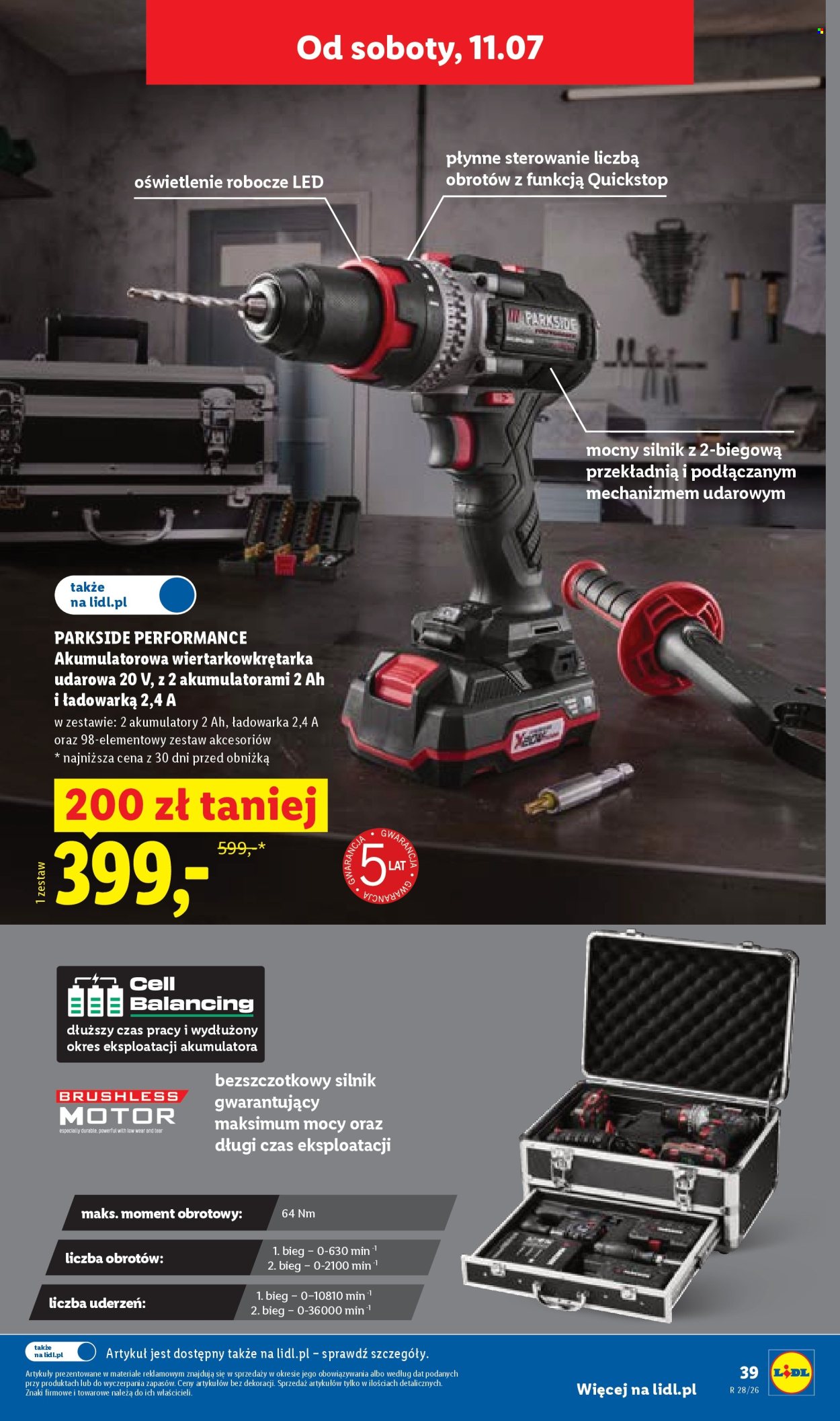 Leták Lidl - 6.7.2026 - 11.7.2026. Strana 49
