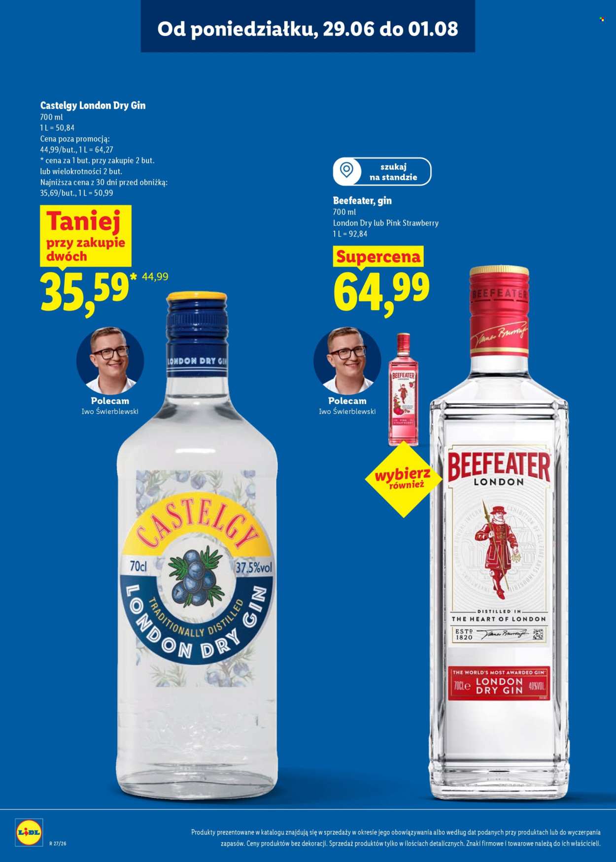 Leták Lidl - 29.6.2026 - 1.8.2026. Strana 15