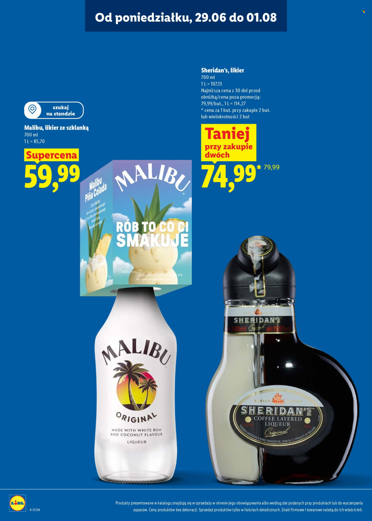 Leták Lidl - 29.6.2026 - 1.8.2026. Strana 18