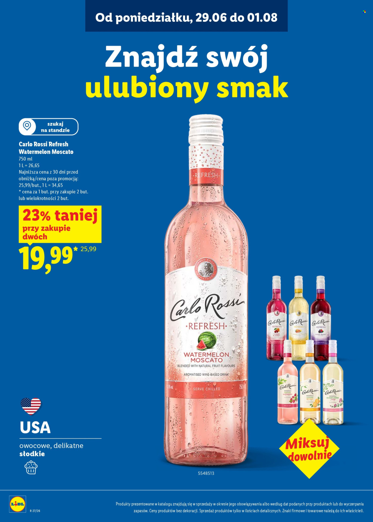 Leták Lidl - 29.6.2026 - 1.8.2026. Strana 7