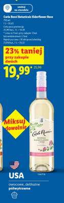 Carlo Rossi Botanicals Elderflower Rose