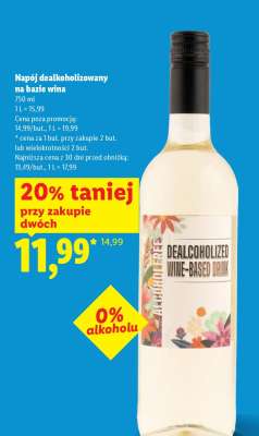 Napój dealkoholizowany na bazie wina