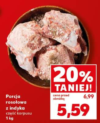Porcja rosołowa z indyka część korpusu 1 kg