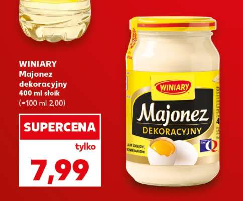 WINIARY Majonez dekoracyjny 400 ml słoik