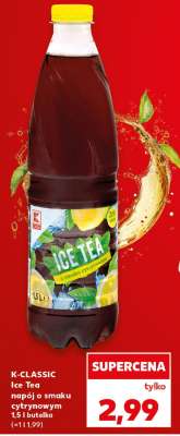 K-CLASSIC Ice Tea napój o smaku cytrynowym 1,5 l butelka