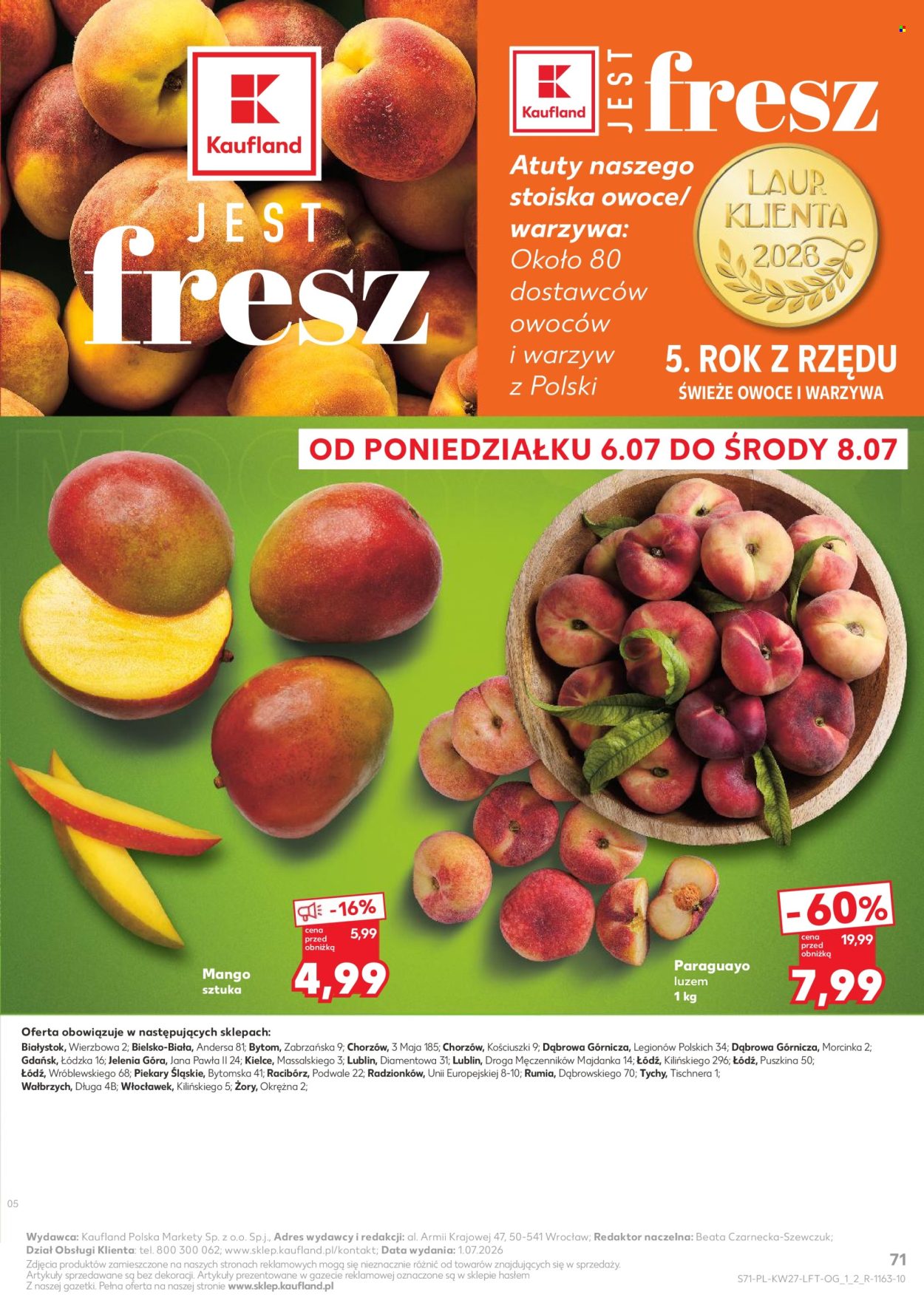 Gazetka Kaufland - 2.07.2026 - 8.07.2026. Strona 71