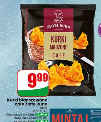 Kurki blanszowane całe Złote Runo