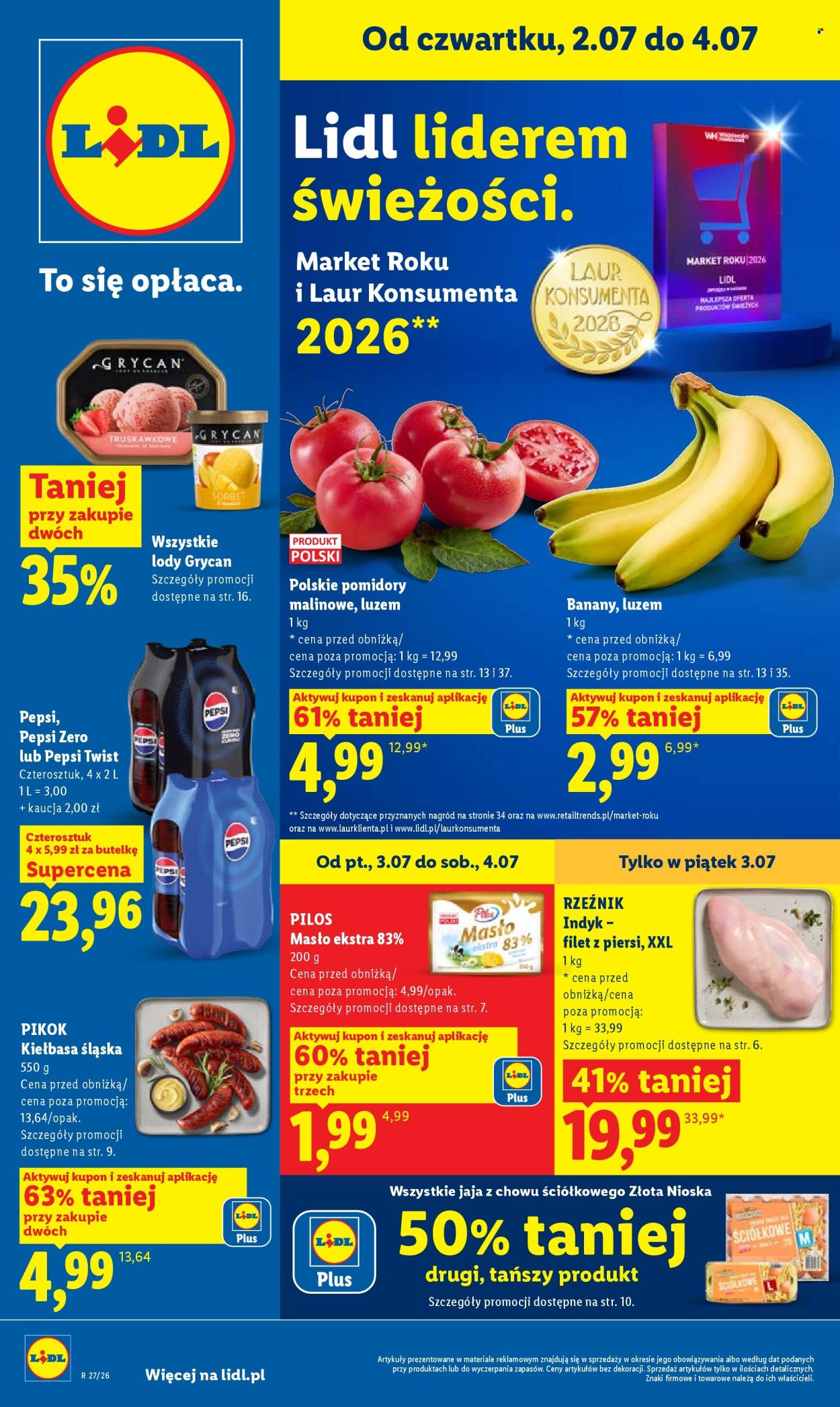 Leták Lidl - 2.7.2026 - 4.7.2026. Strana 1