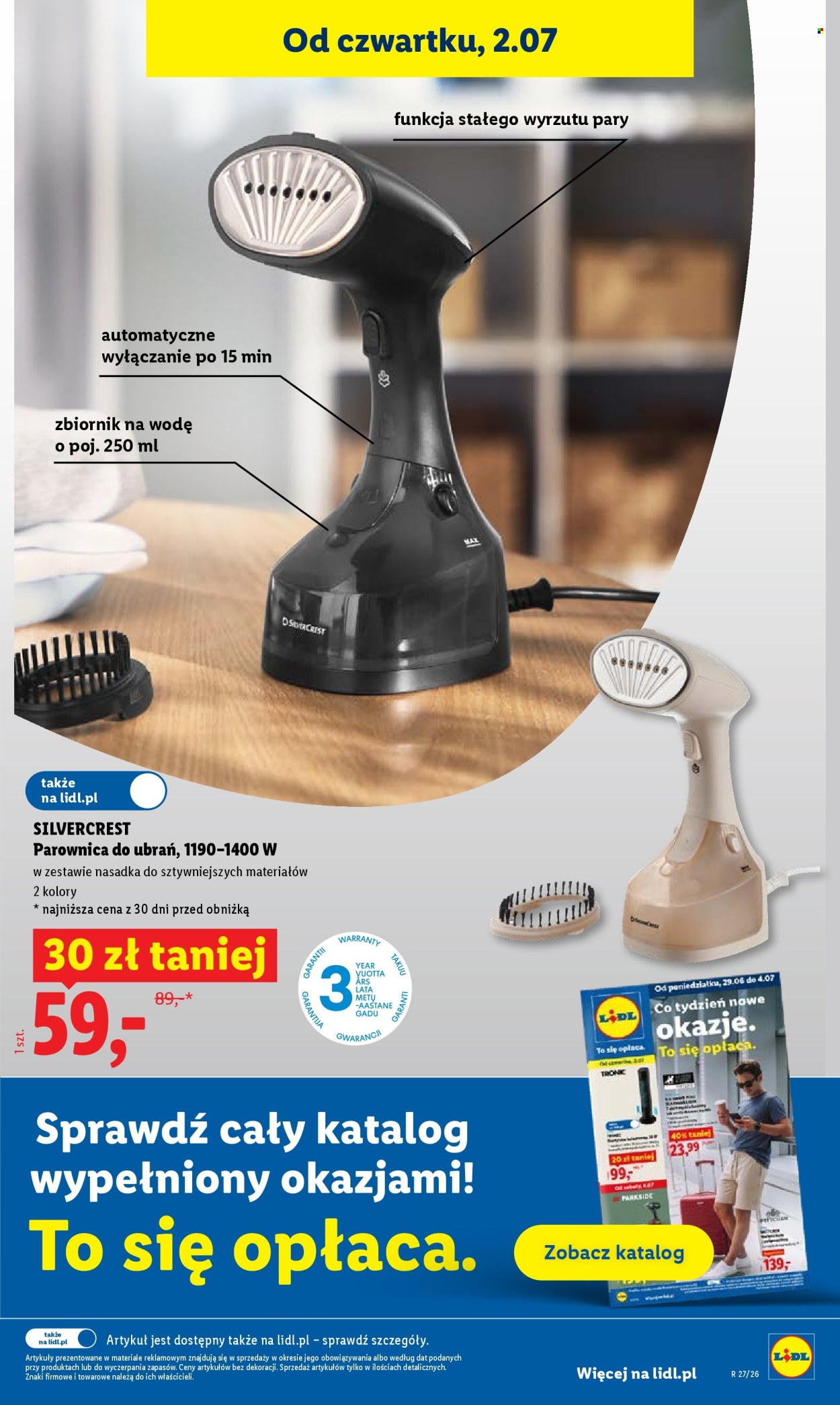 Leták Lidl - 2.7.2026 - 4.7.2026. Strana 31