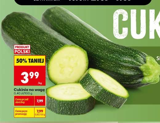 Cukinia na wage