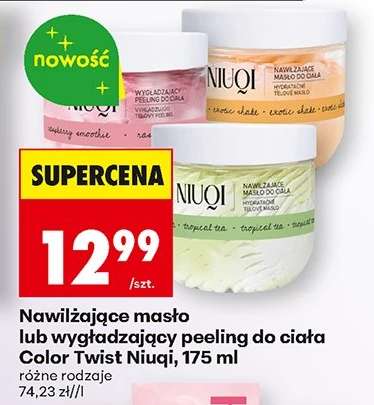 Nawilżające masło lub wygładzający peeling do ciała Color Twist Niuqi, 175 ml
