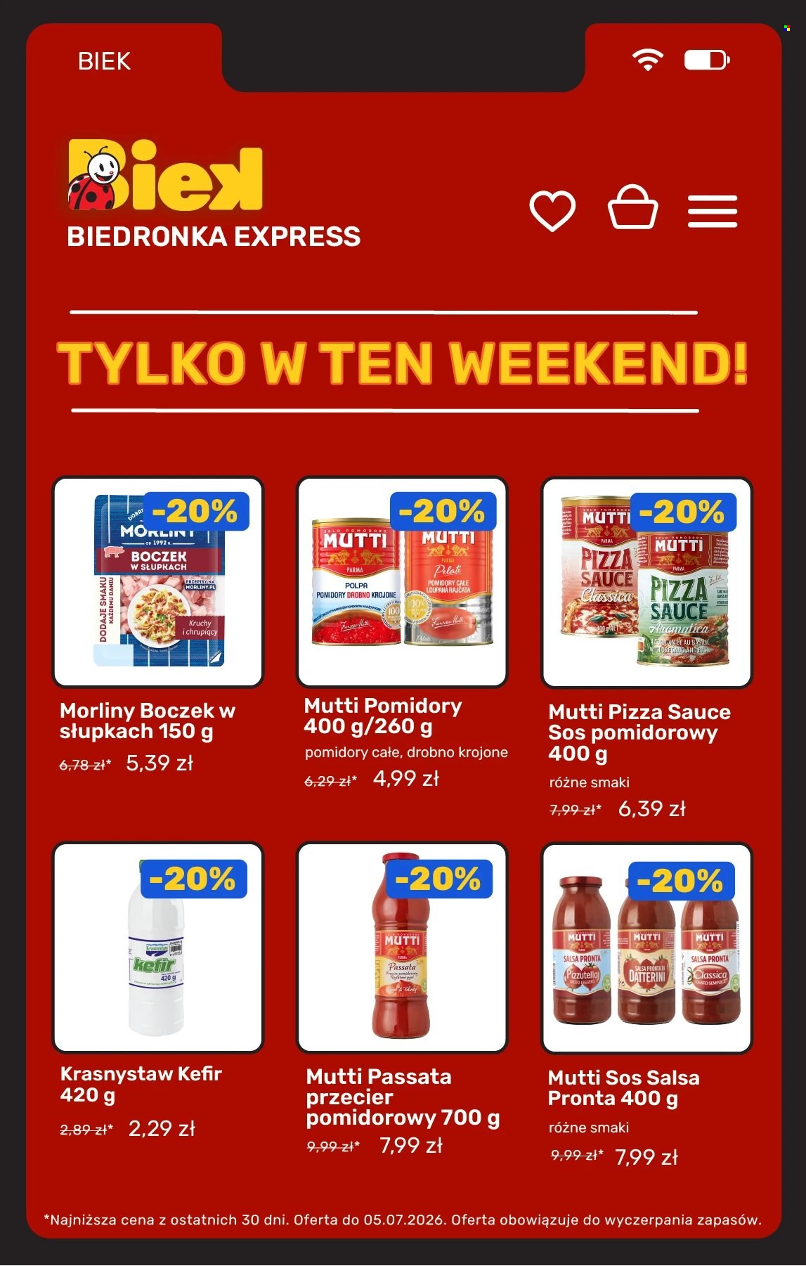 Leták Biedronka - 3.7.2026 - 5.7.2026. Strana 6
