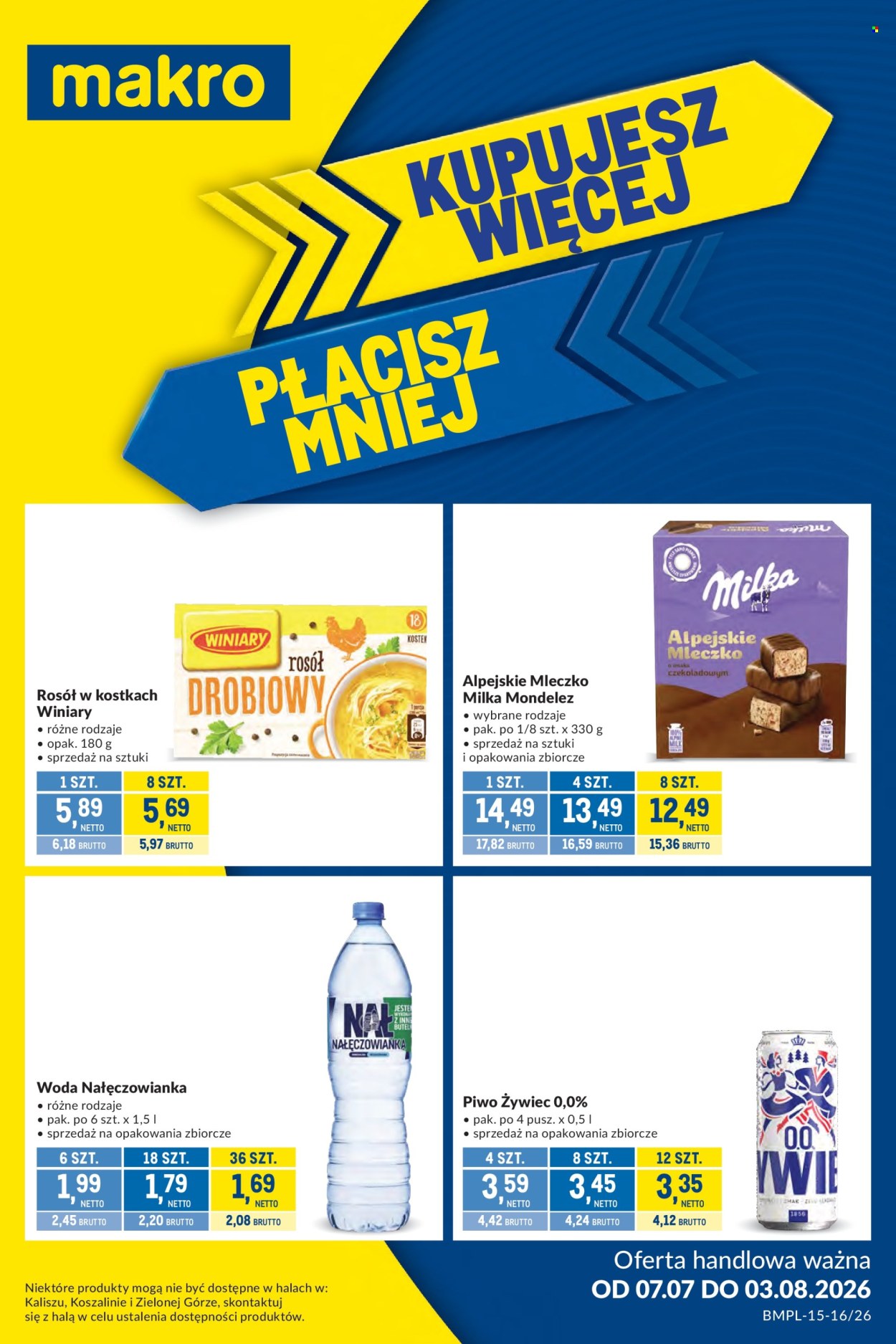 Gazetka Makro - 7.07.2026 - 3.08.2026. Strona 1