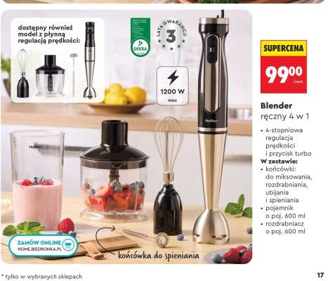 Blender ręczny 4 w 1