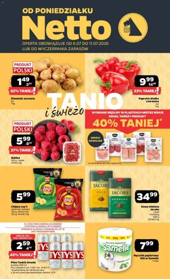 Gazetka Netto - 6.07.2026 - 11.07.2026.
