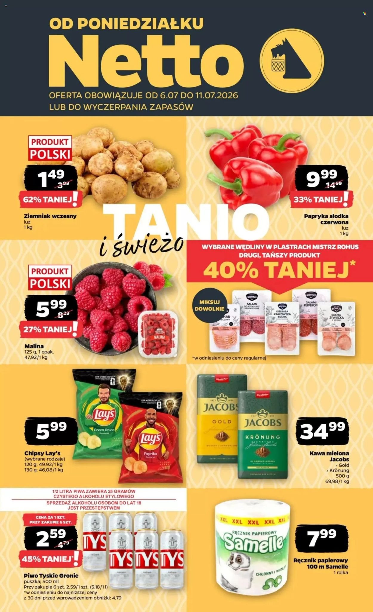 Leták Netto - 6.7.2026 - 11.7.2026. Strana 1