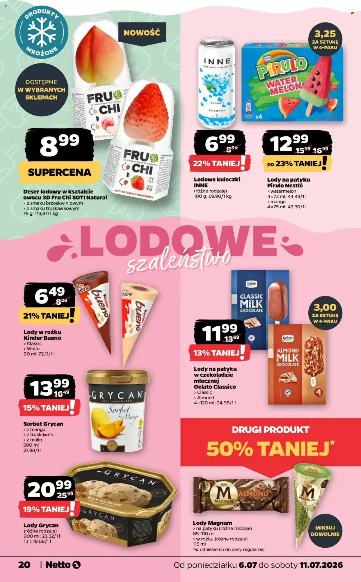 Leták Netto - 6.7.2026 - 11.7.2026. Strana 20
