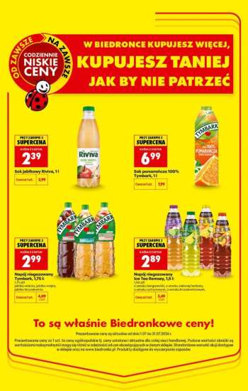Gazetka Biedronka - 1.07.2026 - 31.07.2026.