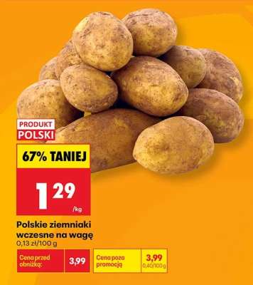 Polskie ziemniaki wczesne na wagę