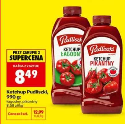 Ketchup Pudliszki, 990 g