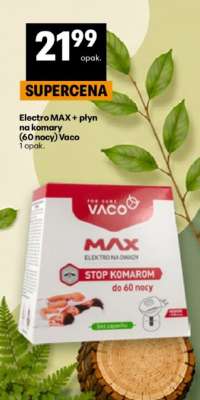 Electro MAX + plyn na komary (60 nocy) Vaco